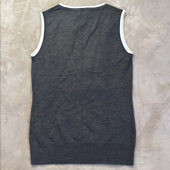 Cielo Charcoal Sleeveless Crewneck Sweater Vest - Picture 2 of 5